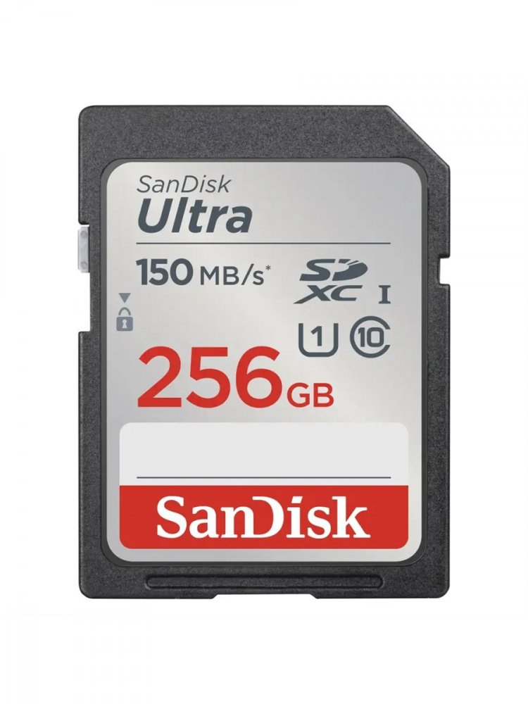 SANDISK ULTRA 256 GB SDXC MEMORY CARD 150 MB/S