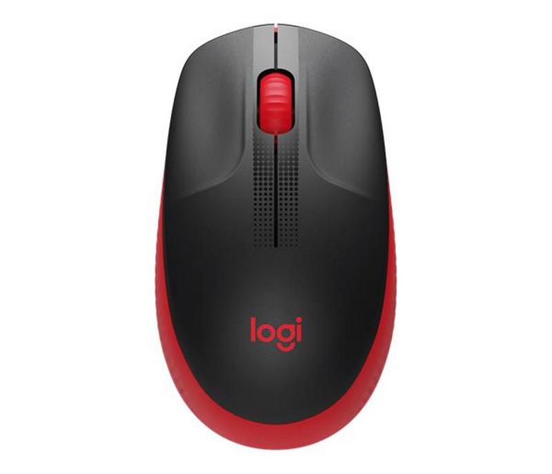 Bezdrôtová myš Logitech M190 Full-size Wireless Mouse, červená 910-005908