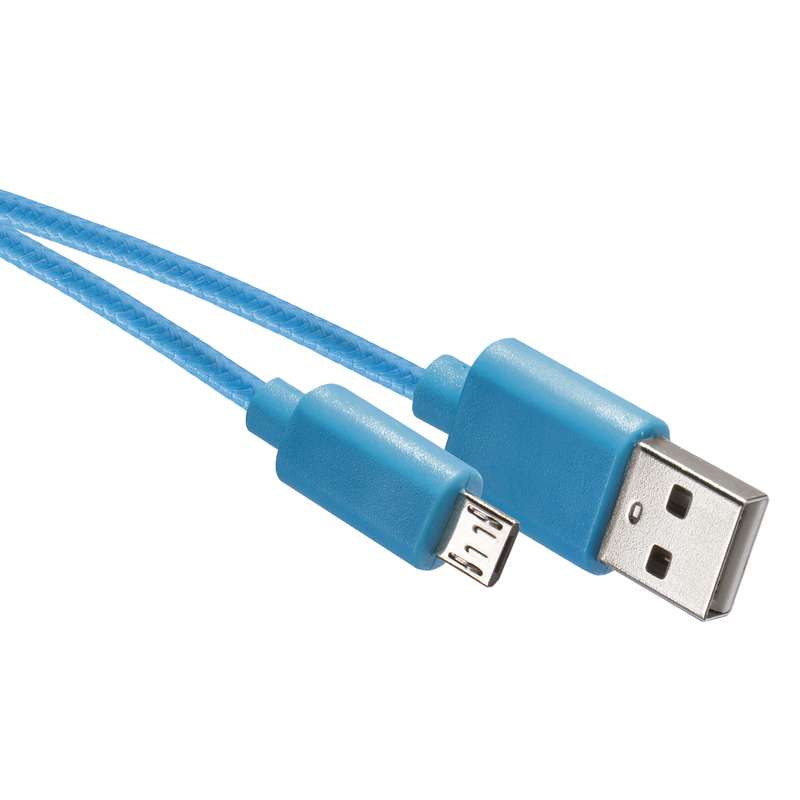 EMOS SM7006B TEXT. KABEL USB 2.0 A/M - MICRO B/M 1M MODRY