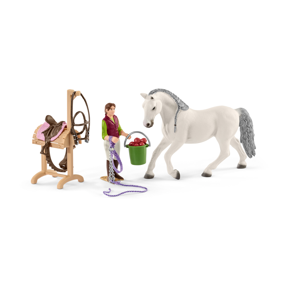 SCHLEICH JAZDECKA SKOLA S JAZDCAMI A KONMI /42389/