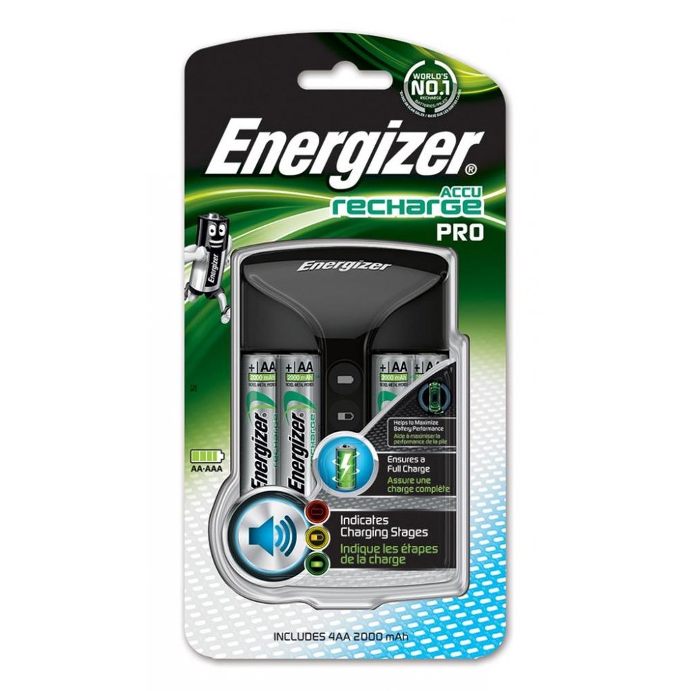 ENERGIZER PRO CHARGER +4AA POWER PLUS 2000MAH