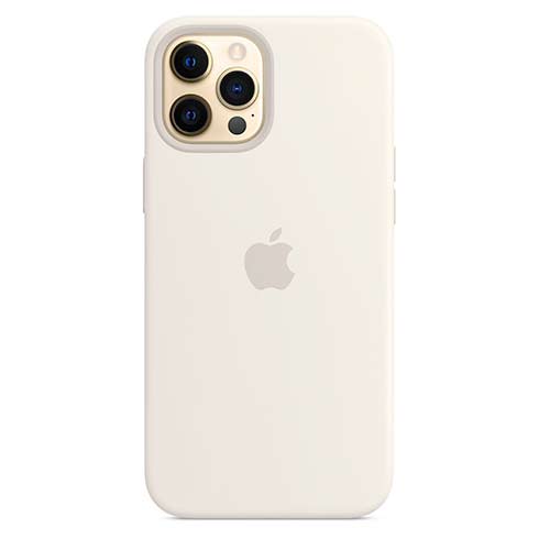 APPLE IPHONE 12 PRO MAX SILICONE CASE WITH MAGSAFE WHITE, MHLE3ZM/A