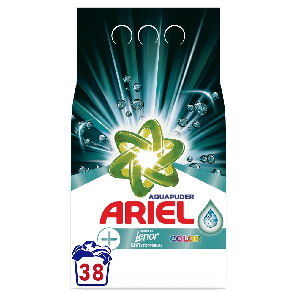 ARIEL PRASOK 2.85KG (38 PRANI) LENOR UNSTOPPABLES