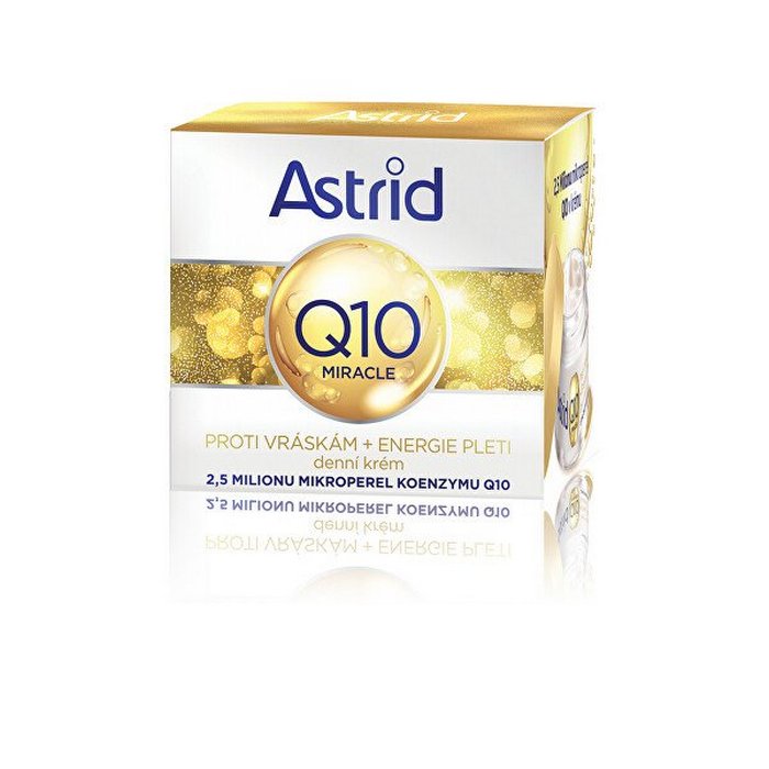 ASTRID Q10 MIRACLE DENNI KREM PROTI VRASKAM S UV FILTRY 50 ML