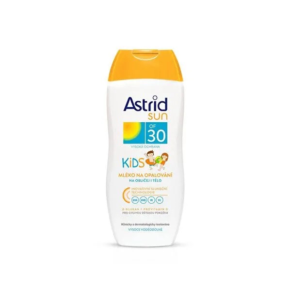 ASTRID SUN DETSKE MLIEKO NA OPALOVANIE OF 30 200 ML 8571026608