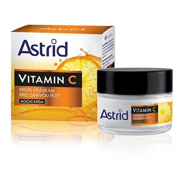 ASTRID VITAMIN C NOCNY KREM PROTI VRASKAM PRE ZIARIVU PLET 50ML 8571034974