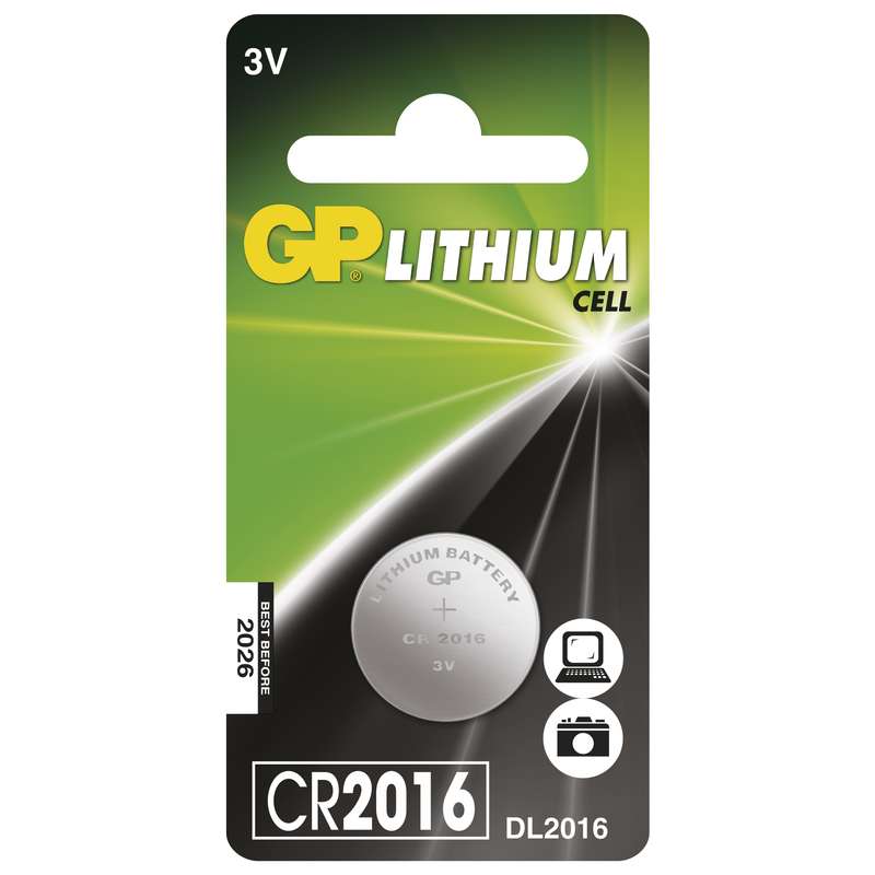 GP Batérie LITHIUM gombíkové CR2016 5ks 3V 80MAH