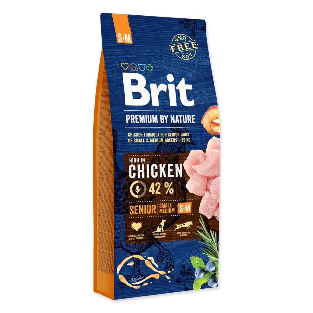 BRIT PREMIUM BY NATURE SENIOR S+M 15 KG (294-170923)