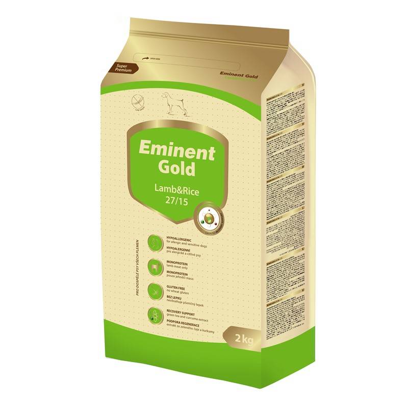 EMINENT DOG GOLD ADULT LAMB AND RICE 2KG