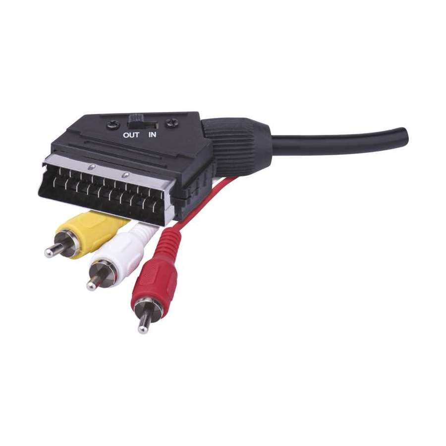 EMOS SB2101 SCART/M-3RCA/M 1,5M