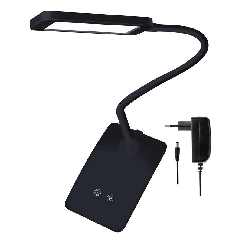 EMOS Lampa stolná LED EDDY 6W, čierna Z7599B