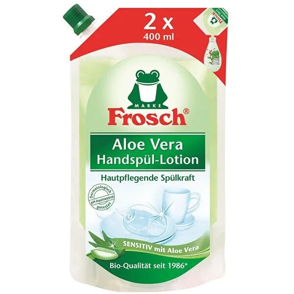 Frosch Eko prostriedok na umývanie riadu Aloe Vera náhradná náplň 800 ml