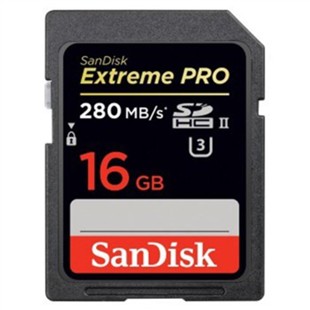 HAMA 123881 SANDISK EXTREME PRO SDHC USH-II 16 GB 280/250 MB/S