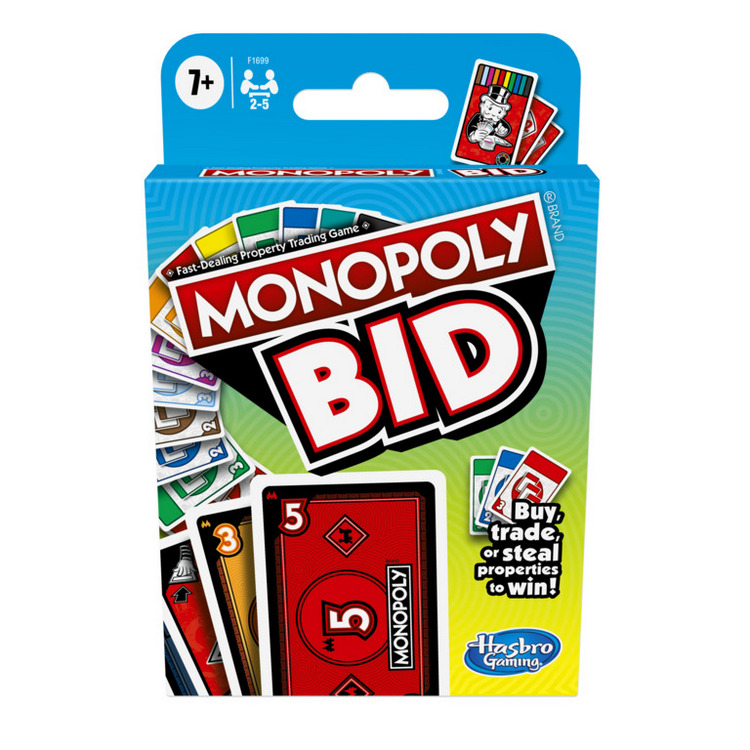 Hasbro karty Monopoly Bid CZ/SK
