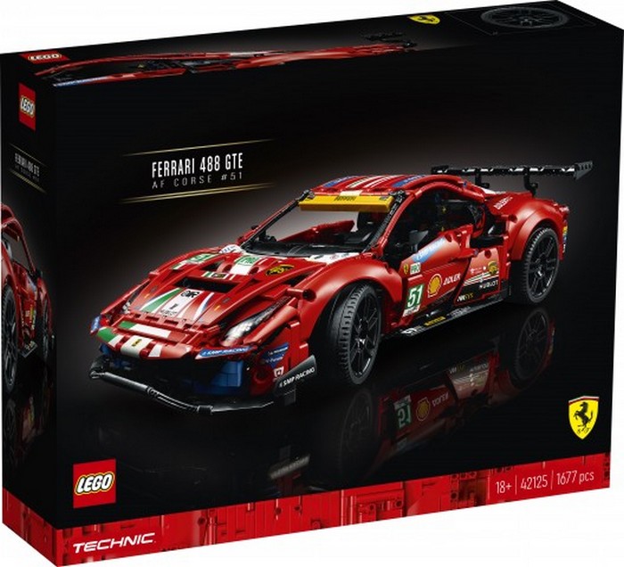 LEGO TECHNIC FERRARI 488 GTE AF CORSE 51 /42125/