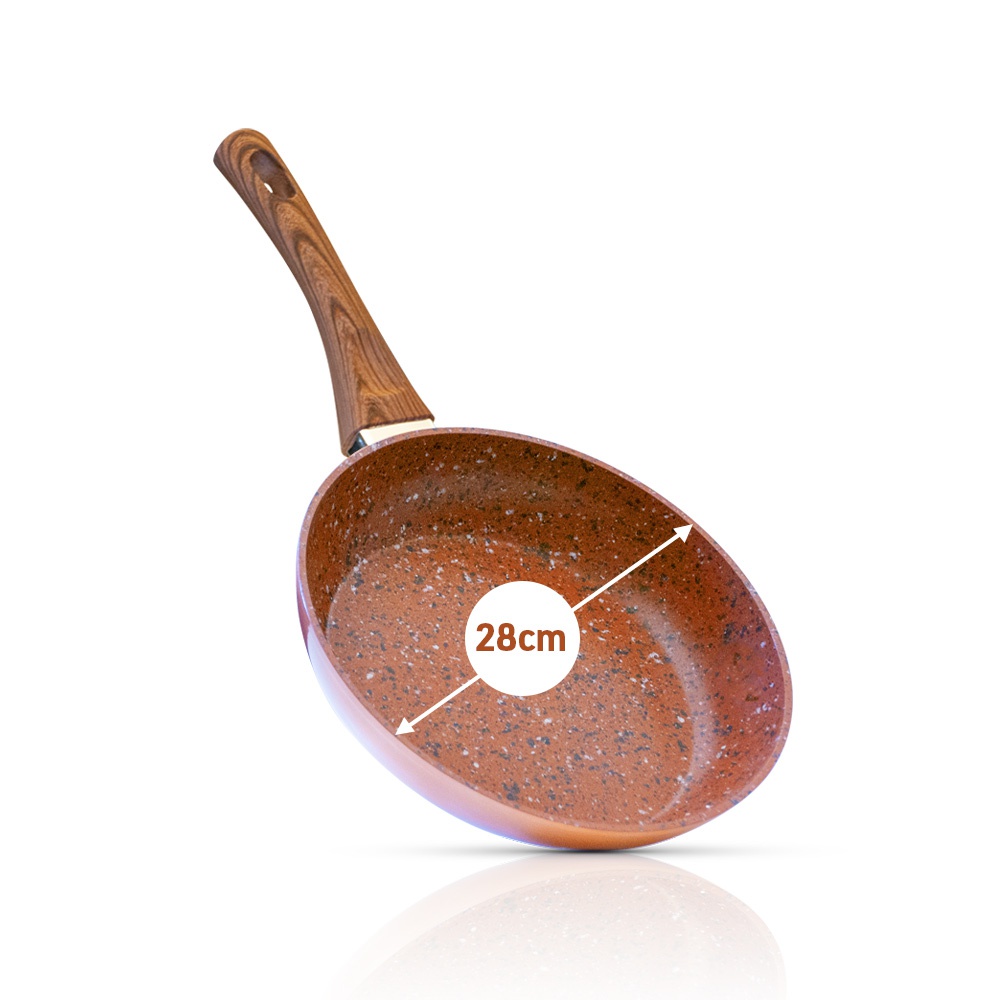 MEDIASHOP COPPER & STONE PAN 28 cm