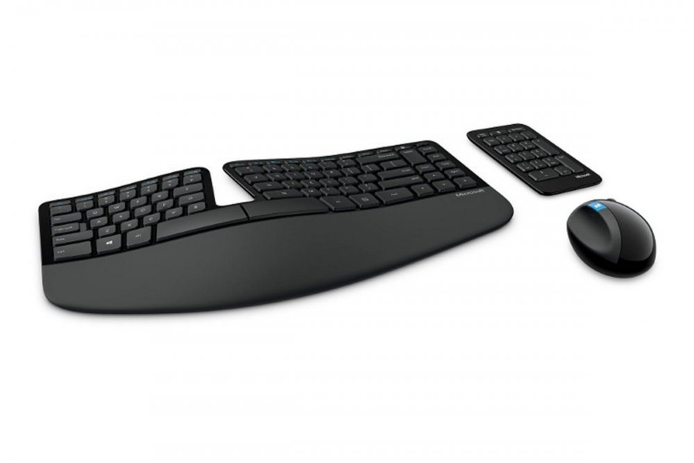 Bezdrôtová klávesnica a myš Microsoft Sculpt Ergonomic Desktop L5V-00019
