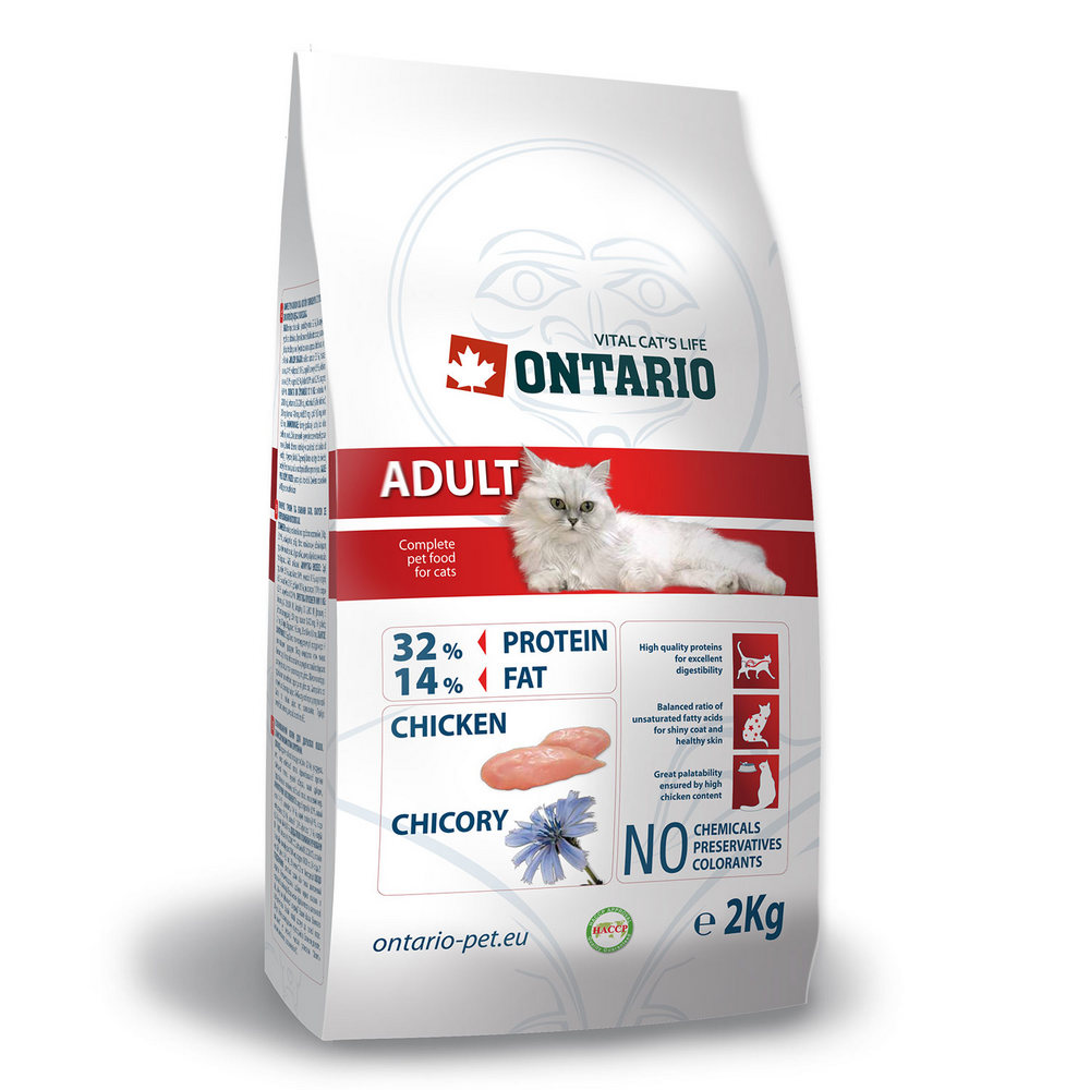 ONTARIO CAT ADULT CHICKEN 2KG (213-0027)