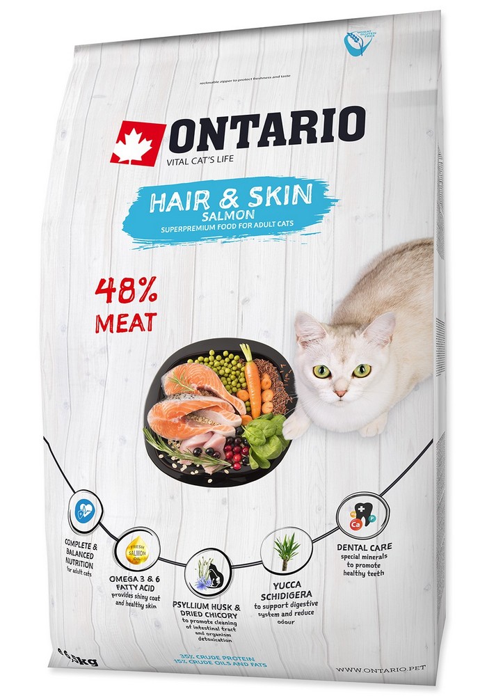 ONTARIO CAT HAIR & SKIN (6,5KG)