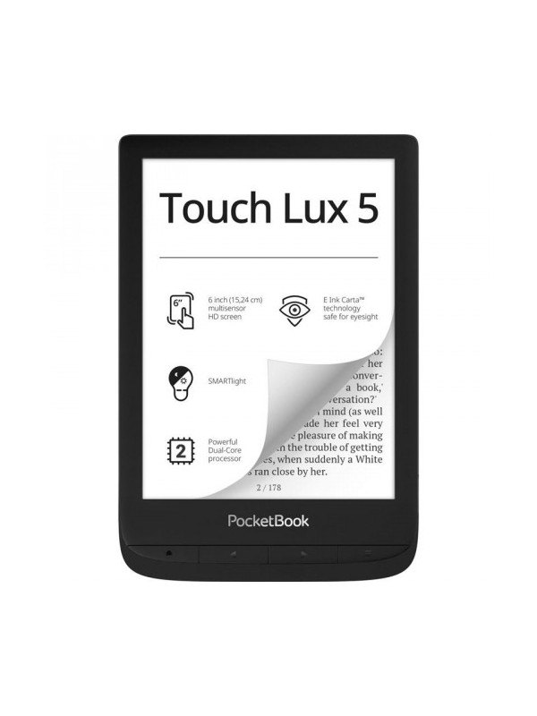 POCKETBOOK 628 TOUCH LUX 5, INK BLACK PB628-P-WW