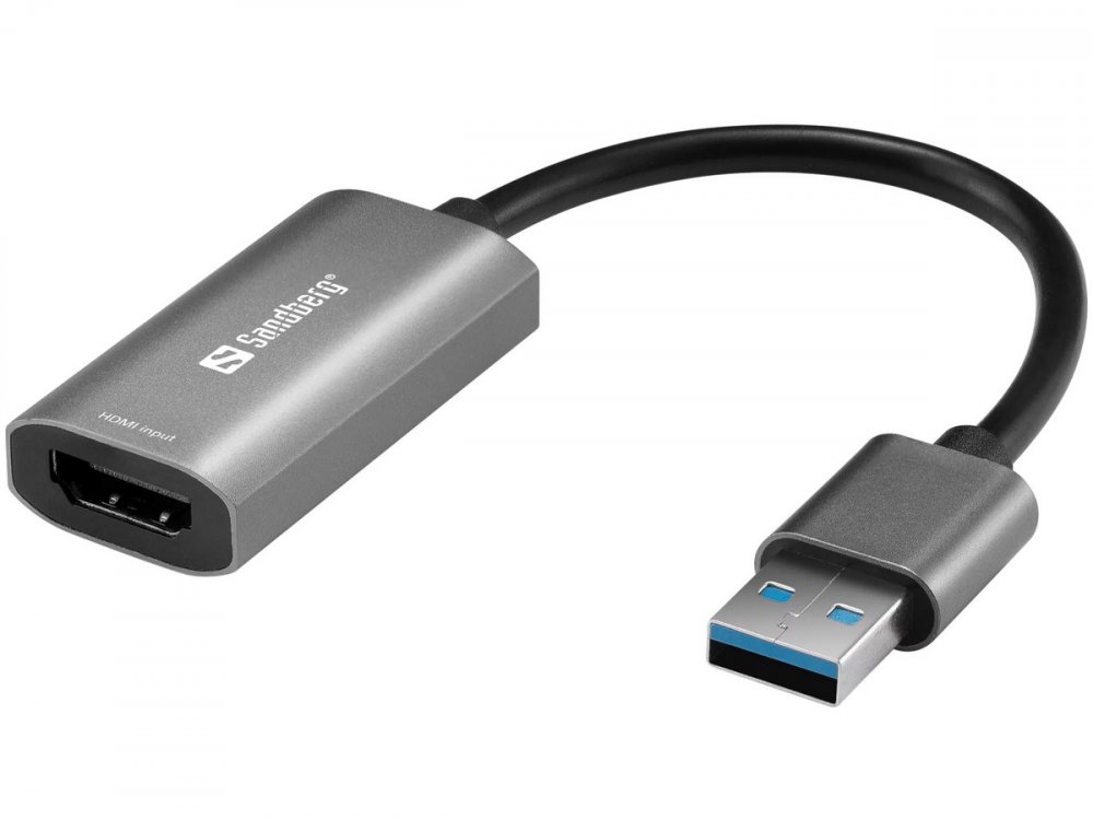 SANDBERG HDMI CAPTURE LINK (F) DO USB-A 2.0 (M), KONVERTOR