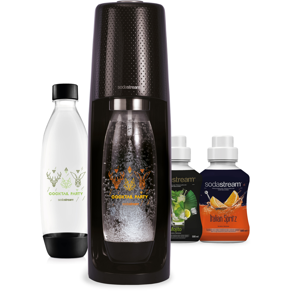 SODASTREAM Spirit black Cocktail Pack