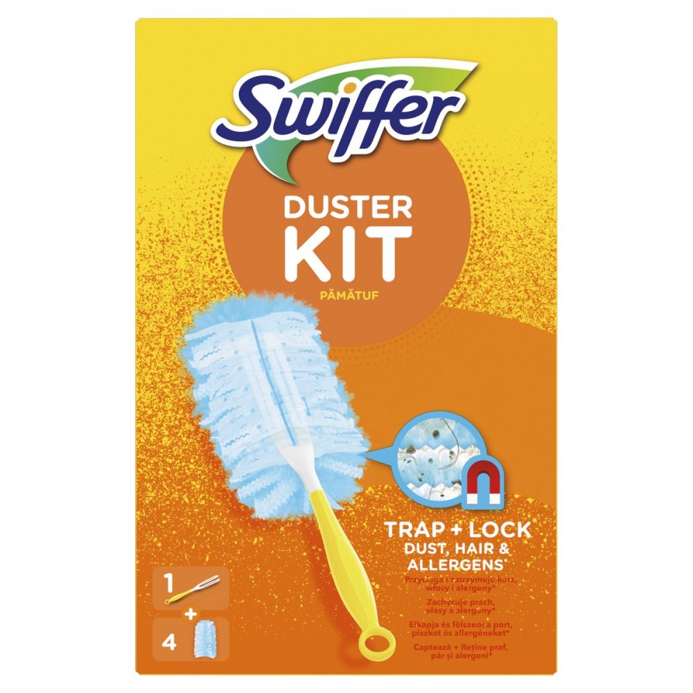 Swiffer Duster Kit násada malá + prachovka 4 ks