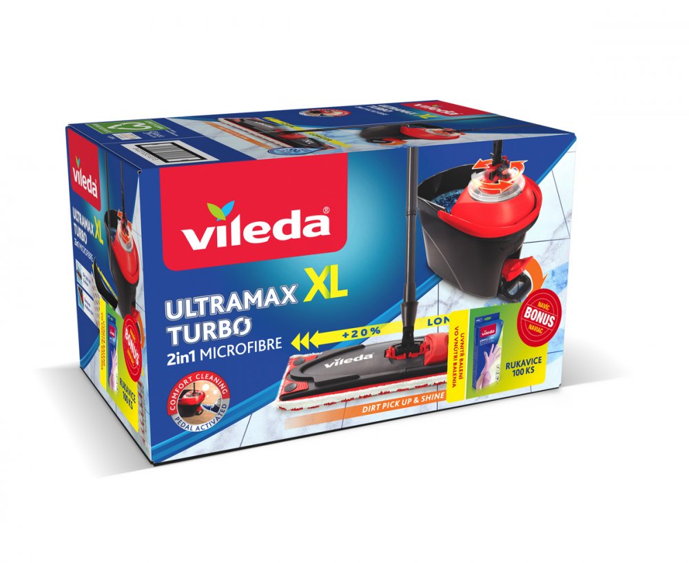 Balai 2-en-1 Vileda Ultramax Power set box - Pandava