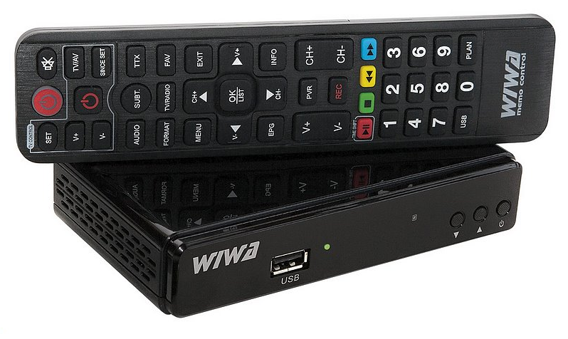 DVB-T2 prijímač WIWA Lite DVB-T2, H.265 HEVC, SCART, LAN