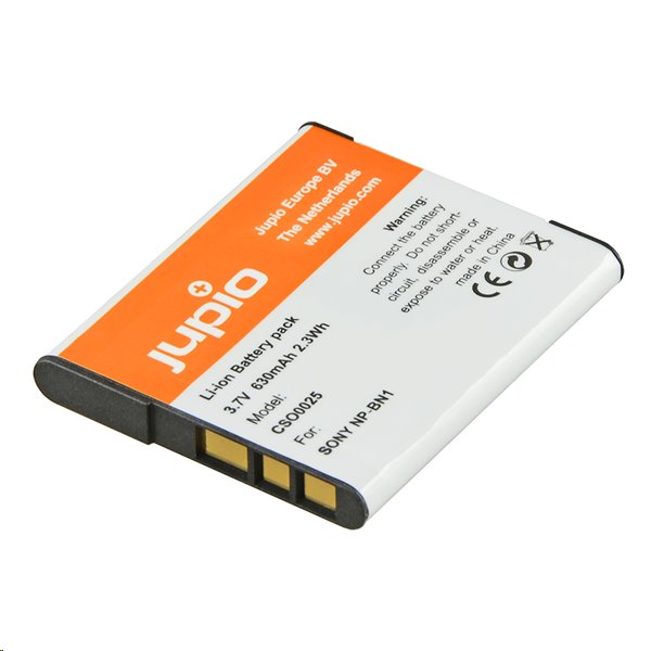 Batéria Jupio NP-BN1 (včetně infochipu) pro Sony 630 mAh