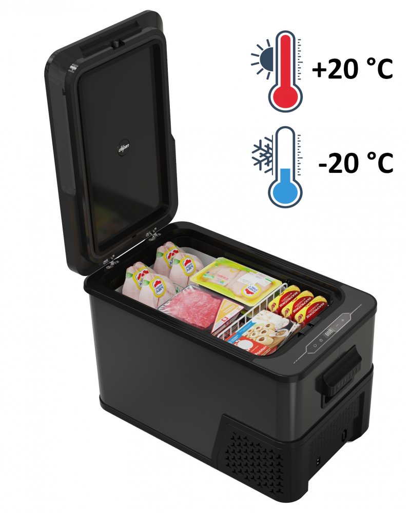 Guzzanti GZ 30S - prenosná kompresorová chladnička a mraznička