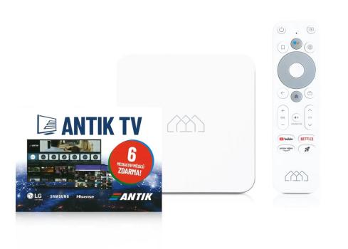 AB-COM HOMATICS BOX R 4K ANDROID TV + ANTIK 6 MESIACOV