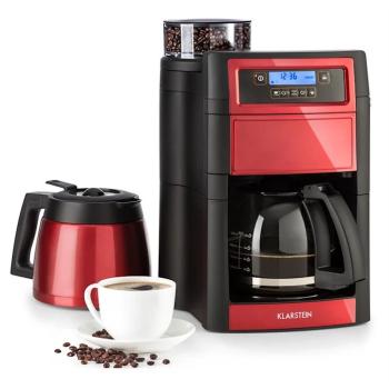 KLARSTEIN AROMATICA II DUO KAVOVAR ZABUDOVANY MLYNCEK 125 L CERVENY 10032866