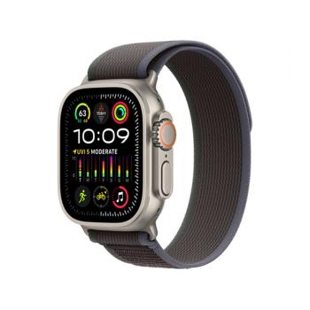 APPLE WATCH ULTRA 2 GPS + CELLULAR, 49MM TITANIUM CASE WITH BLUE/BLACK TRAIL LOOP - M/L, MRF63CS/A