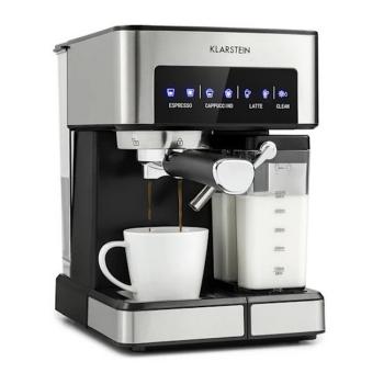 KLARSTEIN ARABICA COMFORT, ESPRESSO KAVOVAR, 1350W, 20 BAROV, 1,8L, NEREZ, 10035655