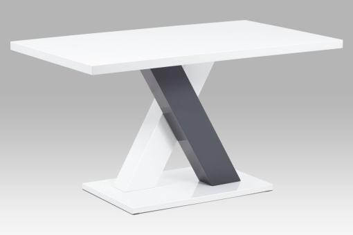 AUTRONIC AT-4005 WT JEDALENSKY STOL 140X80X76, BIELY HG, MATERIAL MDF