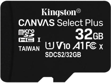 KINGSTON MICROSDHC 32GB A1 CL10 100MB/S BEZ ADAPTERU