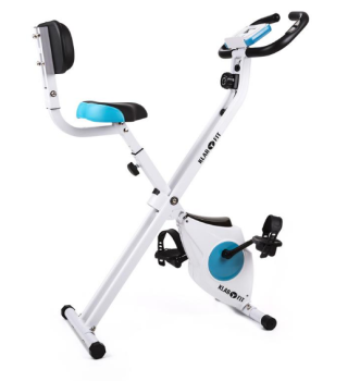 KLARFIT AZURA COMFORT, SKLAPACI STACIONARNY BICYKEL, 120KG, 10026816