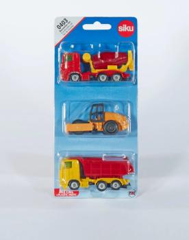 SIKU BLISTER SET - KONSTRUKCNY SET, 3 KS