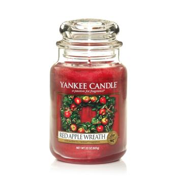 YANKEE CANDLE 1120697 SVIECKA RED APPLE WREATH/VELKA