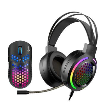 MARVO SADA MYSI A SLUCHADIEL MH01BK, 6400DPI, OPTICKA, 6TL., 1 KOLIESKO, DROTOVA USB, CIERNA, PODSV.