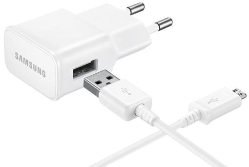SAMSUNG NABIJACKA MICRO USB, BIELA, EP-TA20EWEUGWW