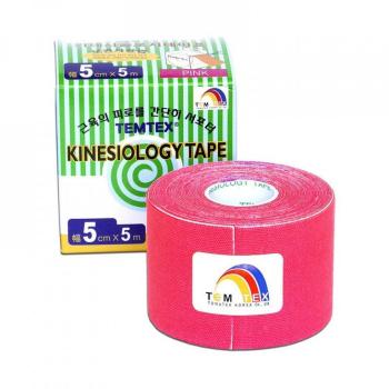 TEMTEX KINESIO TAPE CLASSIC, RUZOVA TEJPOVACIA PASKA 5CM X 5M