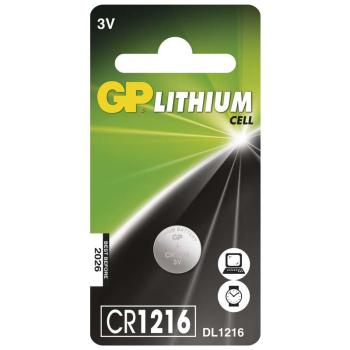 GP LITHIOVA BATERIA GOMBIKOVA CR1216, 1KS BLISTER, B1565
