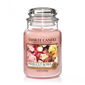 YANKEE CANDLE 1038367 SVIECKA FRESH CUT ROSES/VELKA