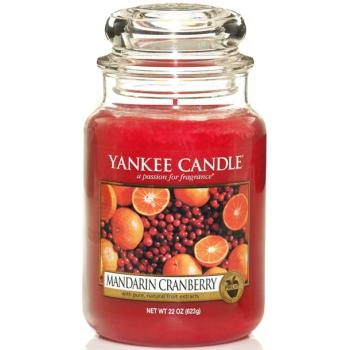 YANKEE CANDLE 1053154 SVIECKA MANDARIN CRANBERRY/VELKA