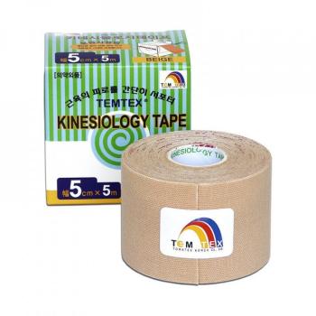 TEMTEX KINESIO TAPE CLASSIC, BEZOVA TEJPOVACIA PASKA 5CM X 5M