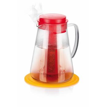 TESCOMA TEO DZBAN 2.5 L, S VYLUHOVANIM A CHLADENIM, CERVENA