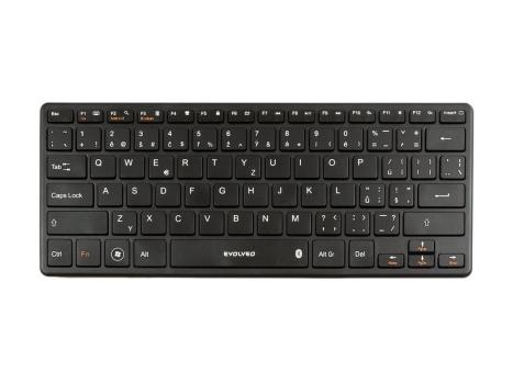 EVOLVEO WK29B BLUETOOTH KLAVESNICE, BT 3.0, CIERNA