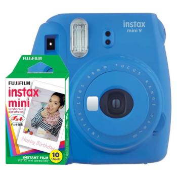 FUJIFILM INSTAX MINI 9 COBALT BLUE + 10 FILMOV SET (2018)